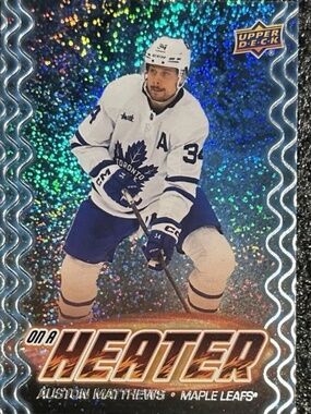 Austin Matthews 2024/25 Upper Deck Toronto Maple Leafs Speckled Hockey Card